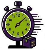 Fast Turnaround Time Icon